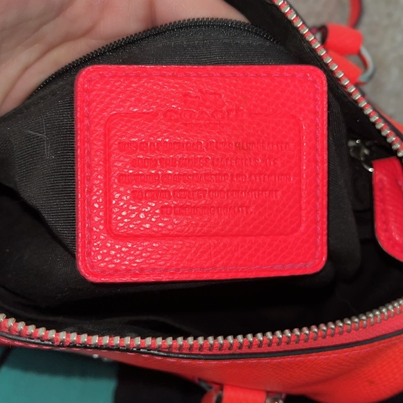 Coach Mini Bennett Neon Pink Satchel - Picture 7 of 13